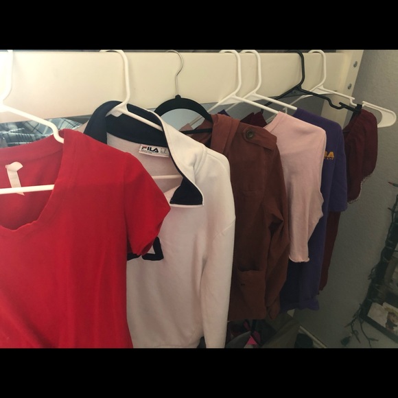 There are T’s, tanks, crops, sweaters/jackets, pjs - Picture 4 of 11